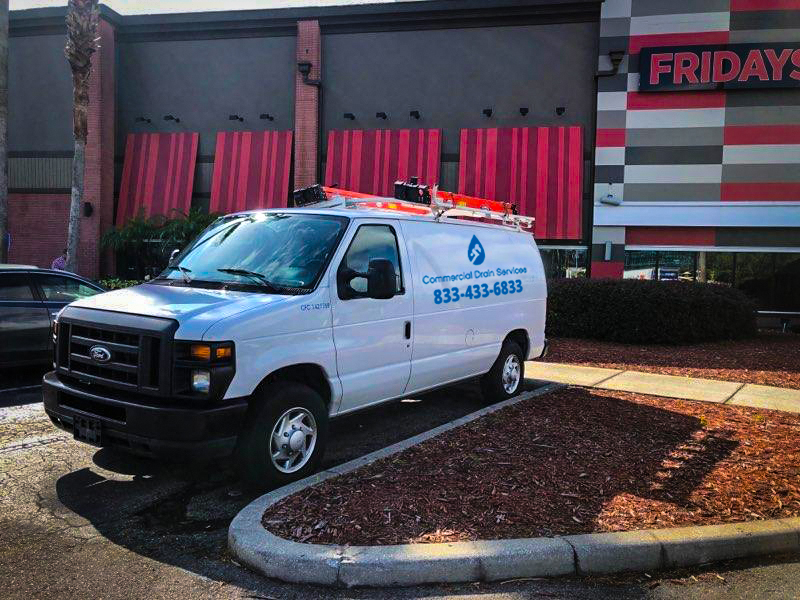 Commercial Drain Services Company Van